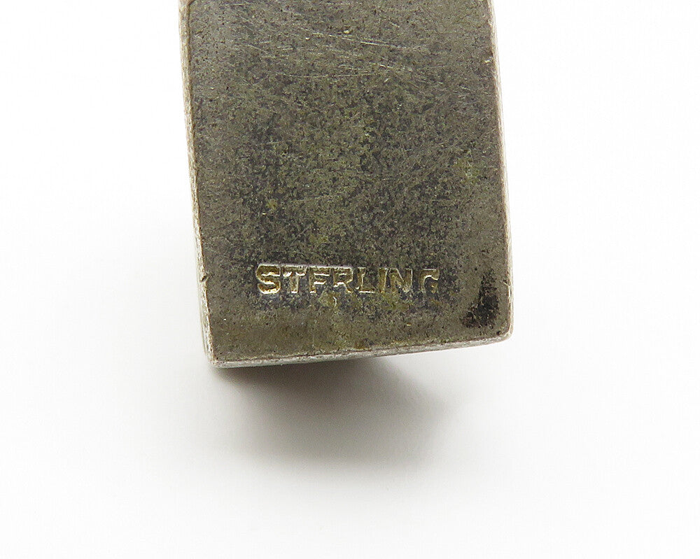 925 Sterling Silver Vintage Dark Tone Petite House Motif Pendant PT8442