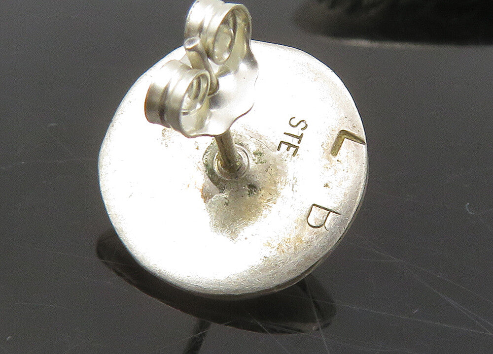 ZUNI NAVAJO 925 Sterling Silver Vintage Multi Stone Lot Single Earrings EG11263