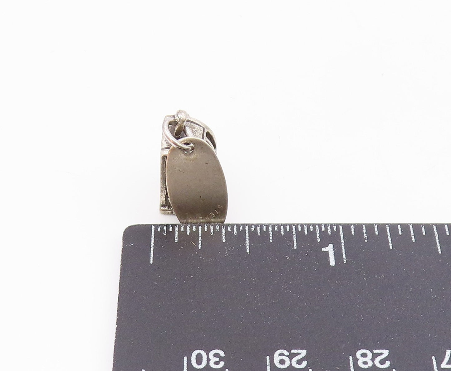 925 Sterling Silver Vintage Petite Slot Machine Las Vegas Pendant PT17973