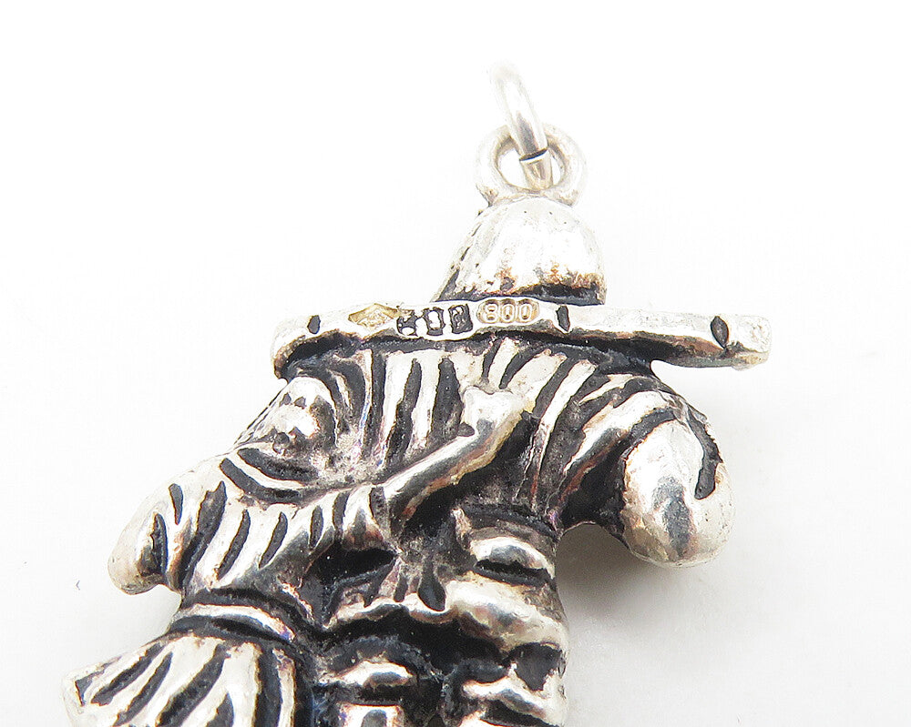 925 Sterling Silver Vintage Petite Man & Child Schweiz Statue Pendant PT9030