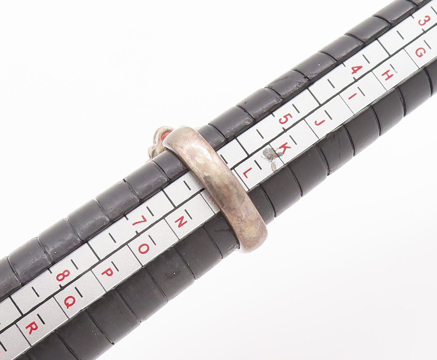 925 Sterling Silver Vintage Ring Garnet Citrine & Gemstone Flower Sz 6 RG29282