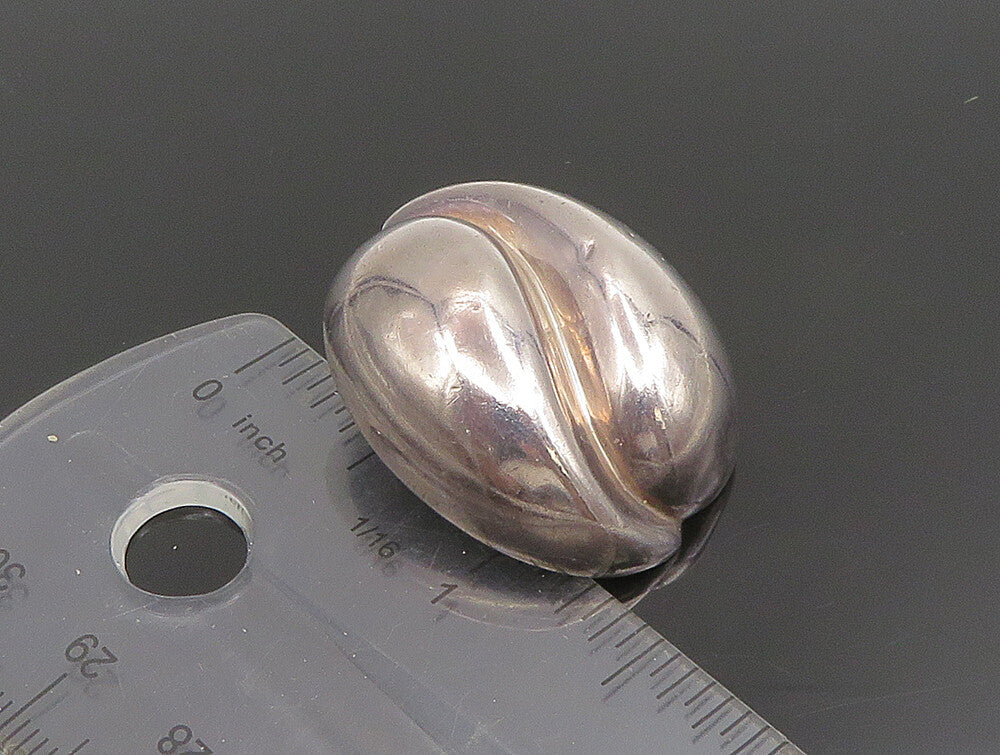 BAYANIHAN 925 Silver Vintage Scalloped Swirl Non Pierced Earrings EG11693