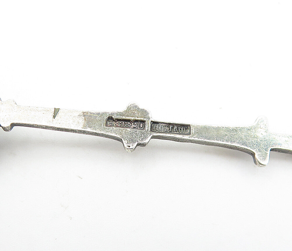 HOLLAND 925 Silver Vintage Antique Golden Gate Bridge Sugar Spoon TR1126