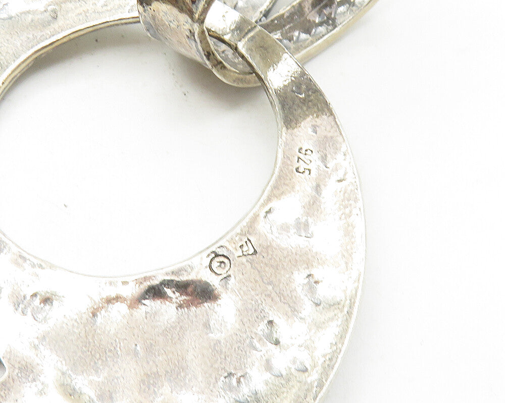 SILPADA 925 Sterling Silver Vintage Shiny Hammered Round Drop Pendant PT8122