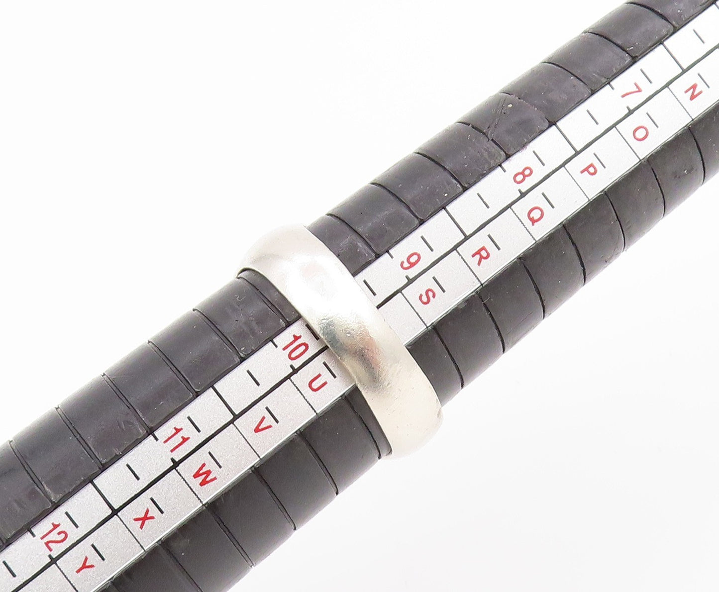 925 Sterling Silver Vintage Ring Carved Nautical Compass Signet Sz 9.5 RG34415