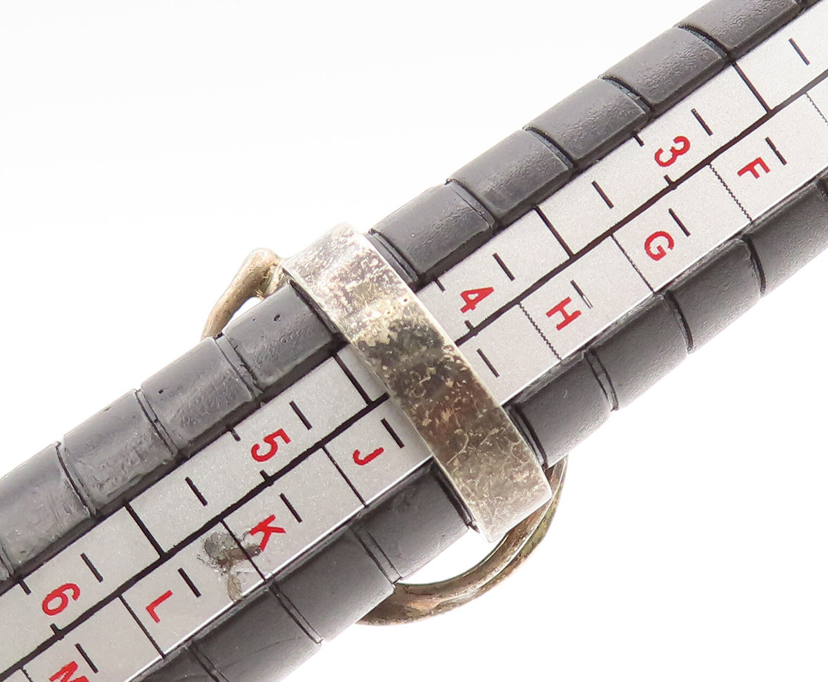 AVI SOFFER ISRAEL 925 Silver Vintage Braded Designer Ring Sz 4.25 RG26797
