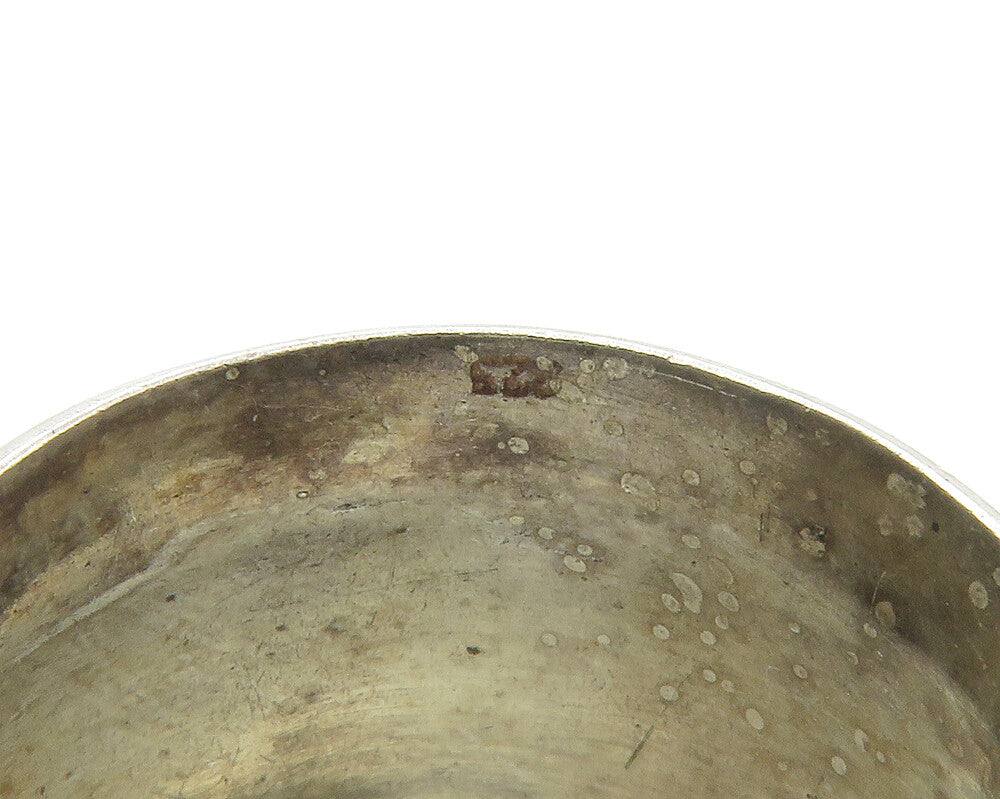 925 Sterling Silver Vintage Dark Tone Wheat Trim JHoop Earrings EG7362