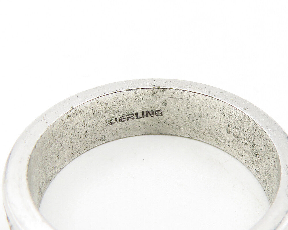 925 Sterling Silver Sparkling Cubic Zirconia Eternity Ring Sz 6.5 RG11176