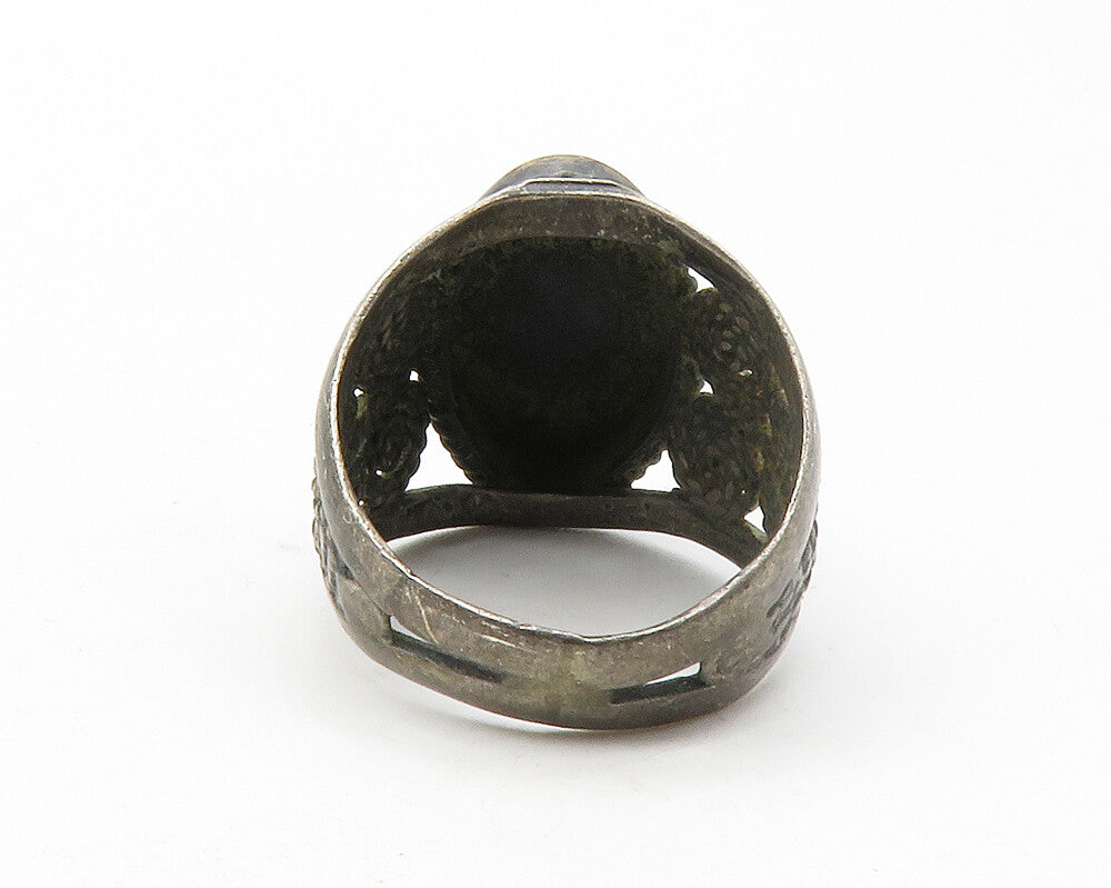 925 Sterling Silver Vintage Antique Rope Twist Band Ring Sz 6.5 RG13244