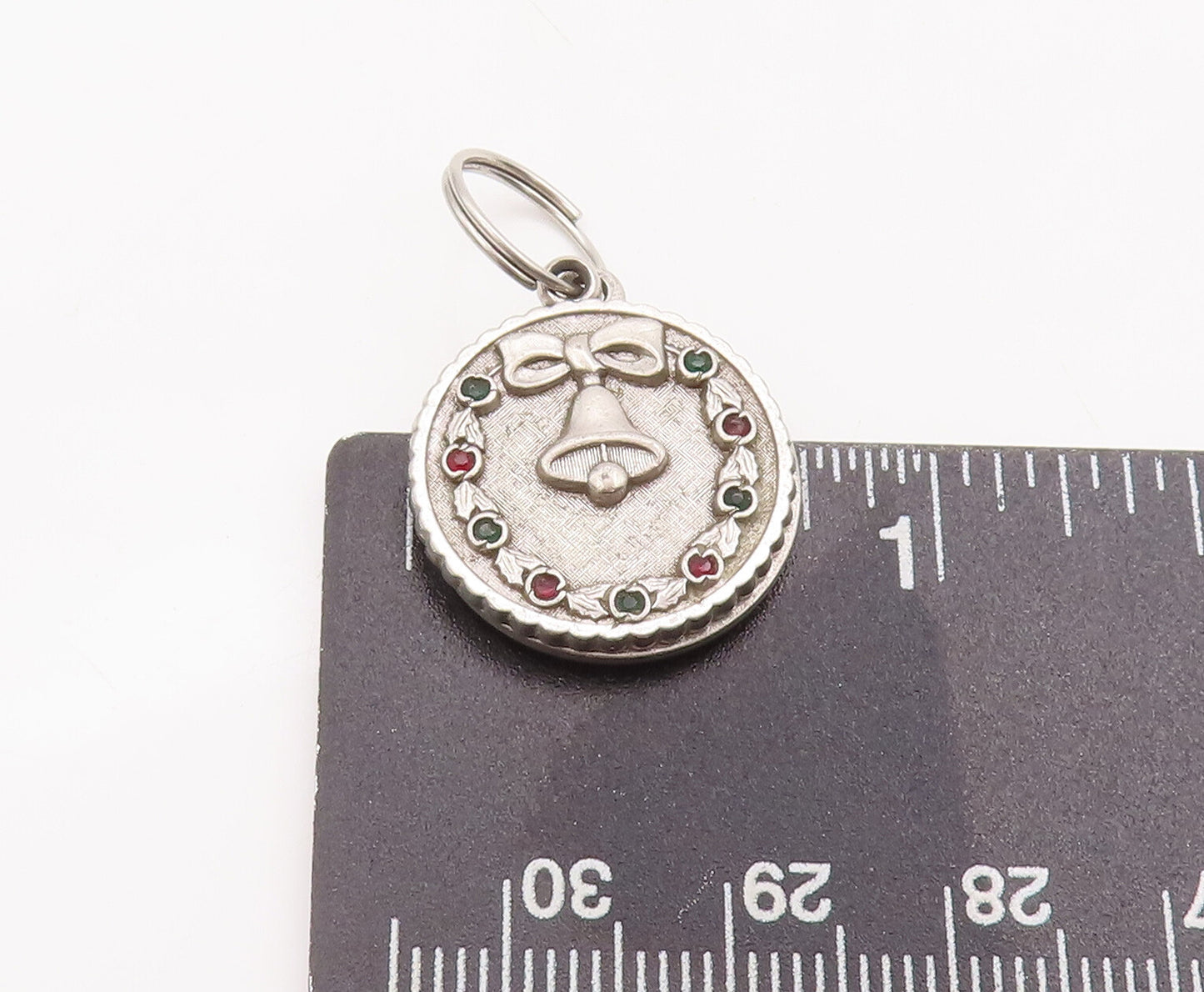 925 Sterling Silver Vintage Pendant Religious Carved Mother Mary Coins PT23123