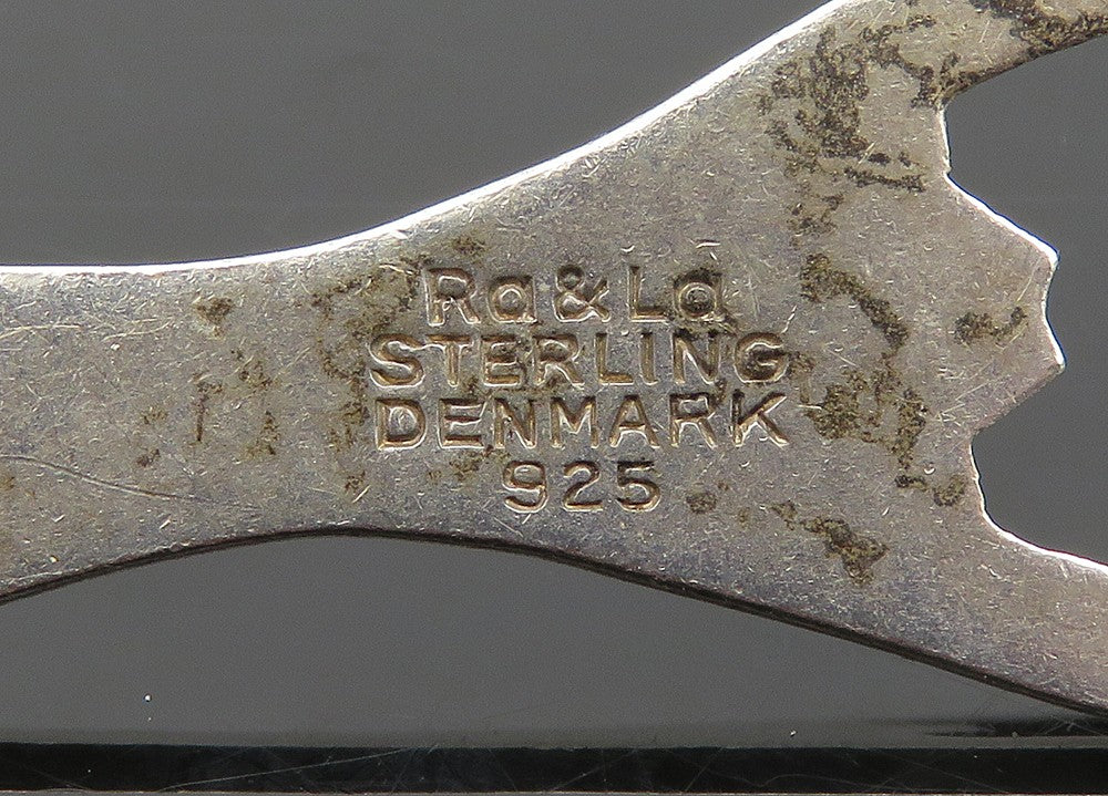 DENMARK 925 Sterling Silver Vintage Bottle Opener Motif Pendant PT16495