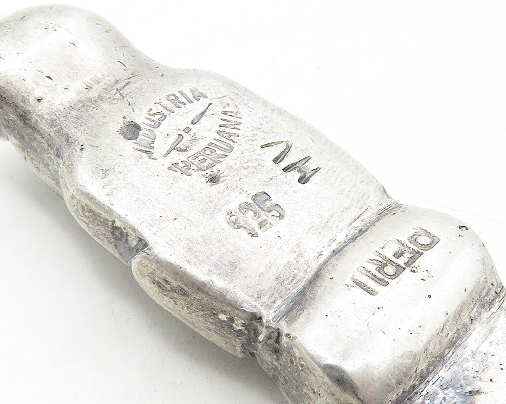 INDUSTRIA PERUANA 925 Sterling Silver Vintage Inca Bottle Opener TR1769