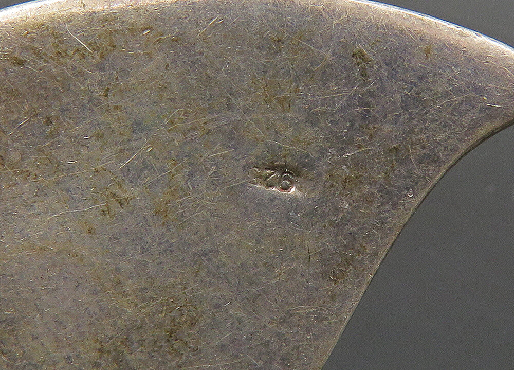 925 Sterling Silver Vintage Mother Of Pearl Floral Leaf Pendant PT16745