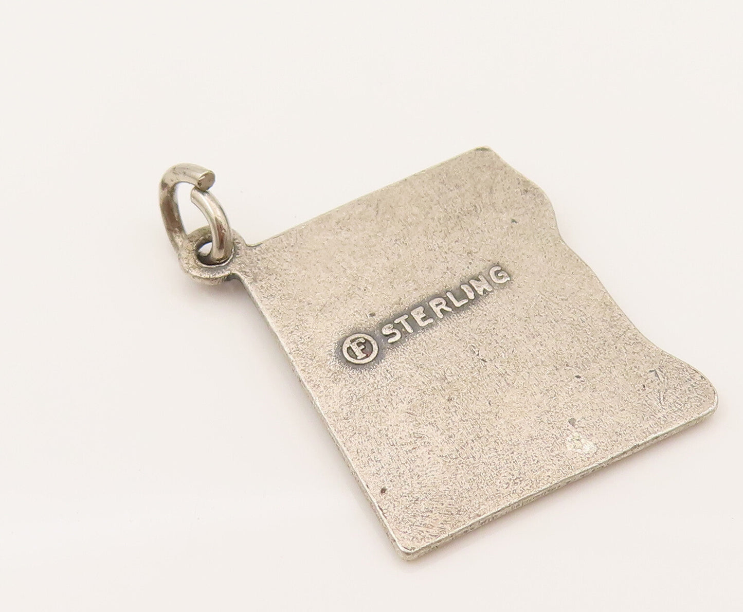 925 Silver Vintage Washington DC Capital Building Souvenir Pendant PT21934