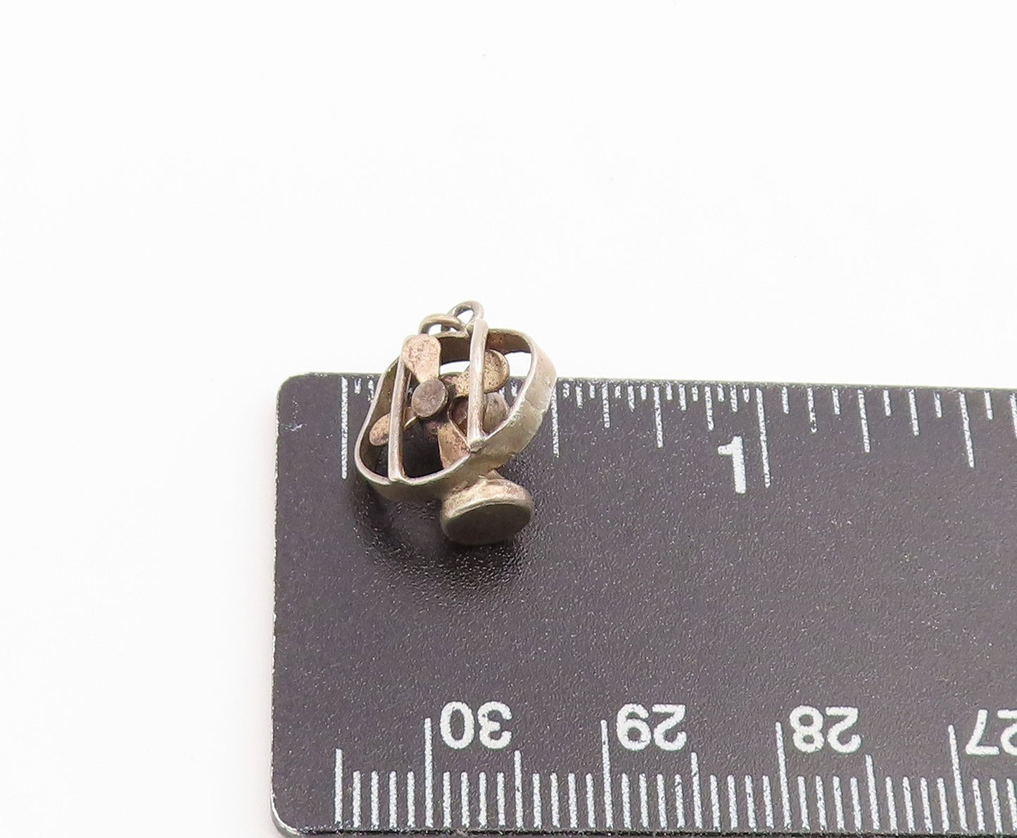925 Sterling Silver Vintage Pendant Miniature Electric Table Fan Charm PT26633