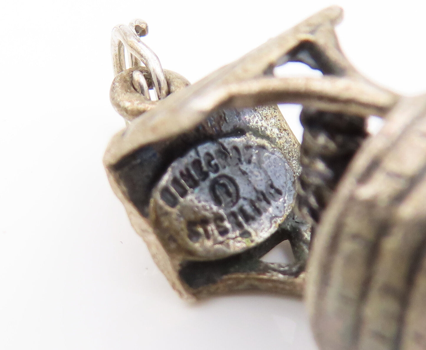 DANECRAFT 925 Sterling Silver Vintage Mini Water Well Charm Pendant PT22069