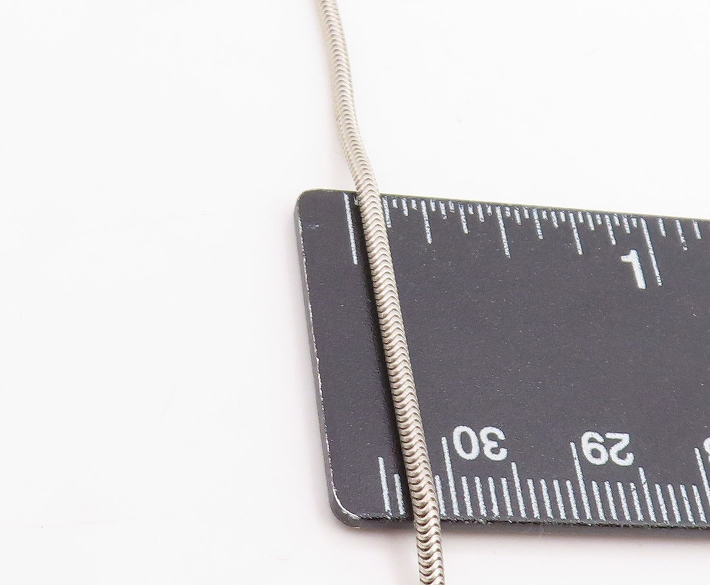 925 Sterling Silver Vintage Necklace ZINA Minimalist Love Heart Chain NE4784
