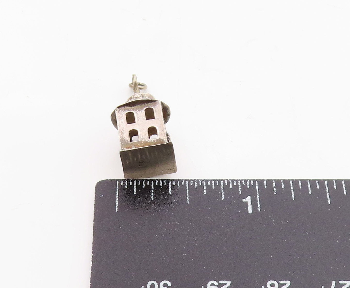 925 Sterling Silver Vintage 3D Mosque Religious Charm Pendant PT22152