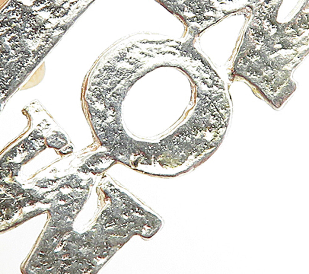 925 Sterling Silver Vintage Shiny Diamond Cut Number One Mom Pendant PT5152