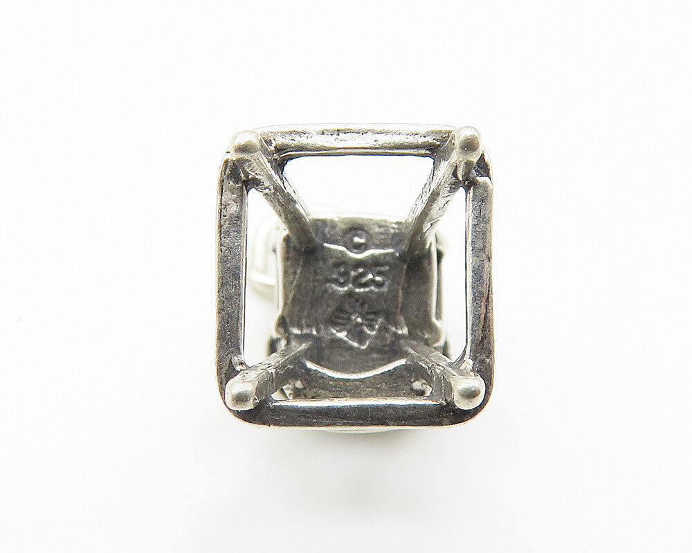 925 Sterling Silver Vintage Shiny Petite Baby's High Chair Pendant PT8438