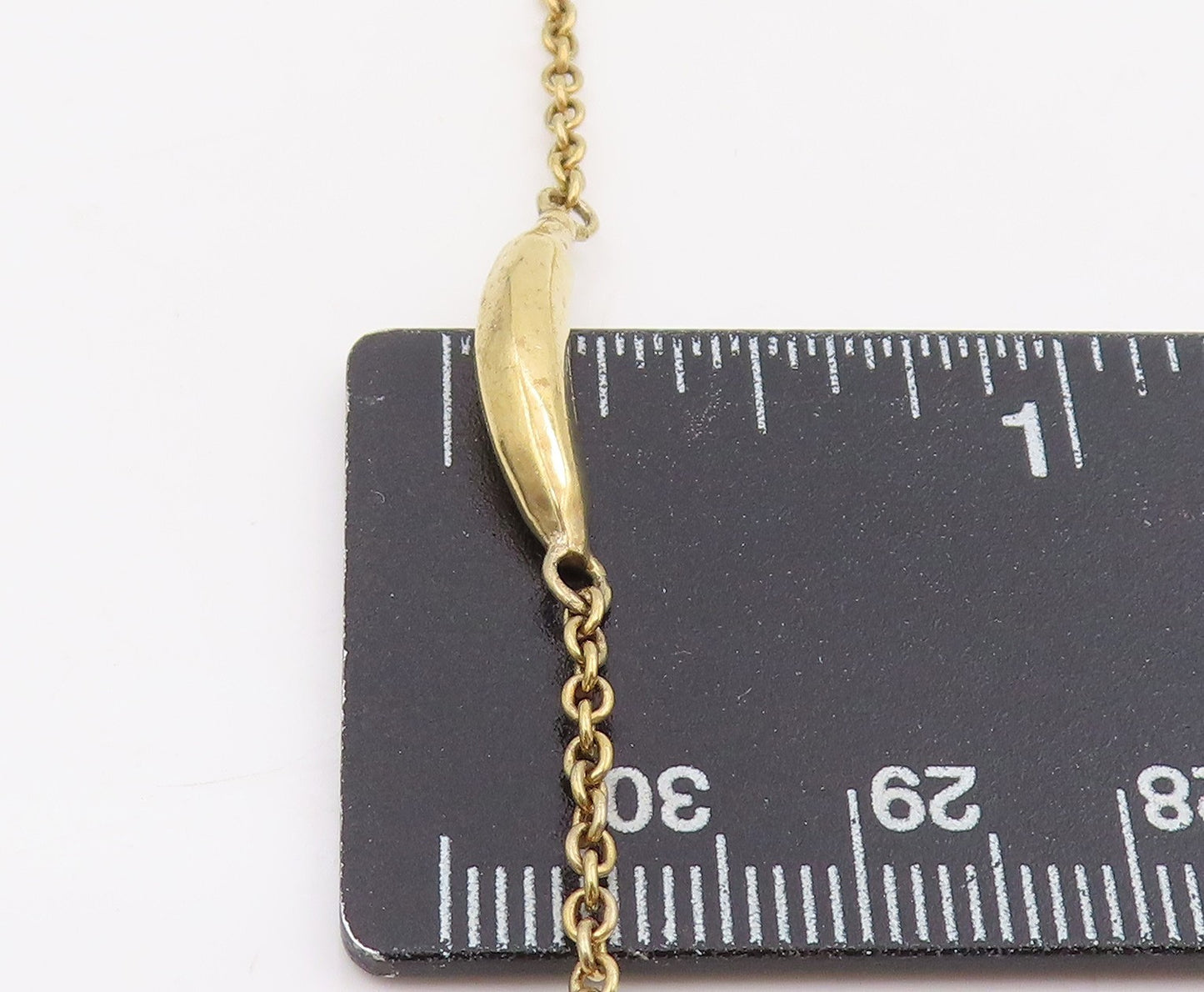 925 Sterling Silver Vintage Necklace Gold Plated Disc Medallion Chain NE4693