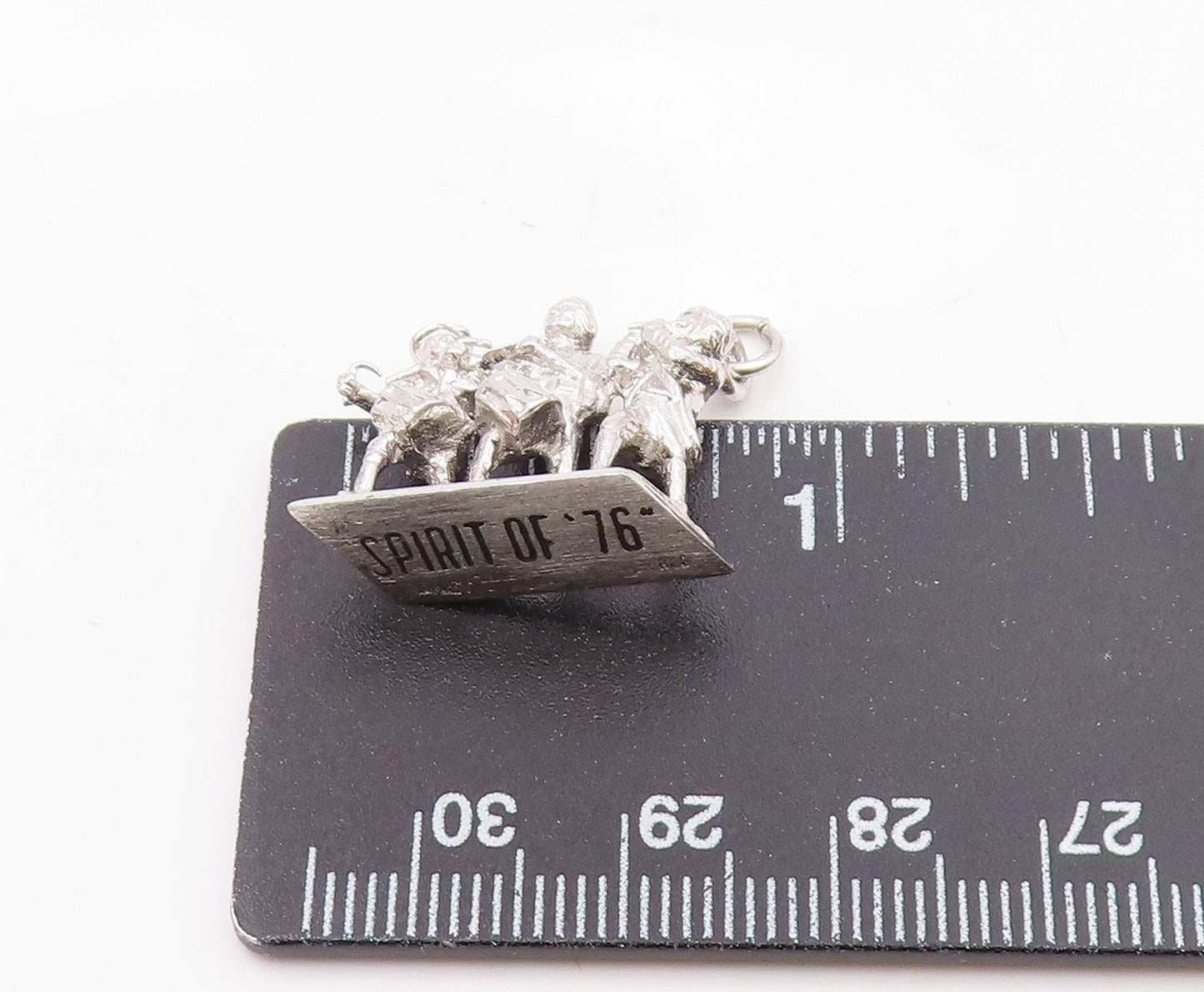 925 Sterling Silver Vintage Spirit of '76 Marching Band Pendant PT16581