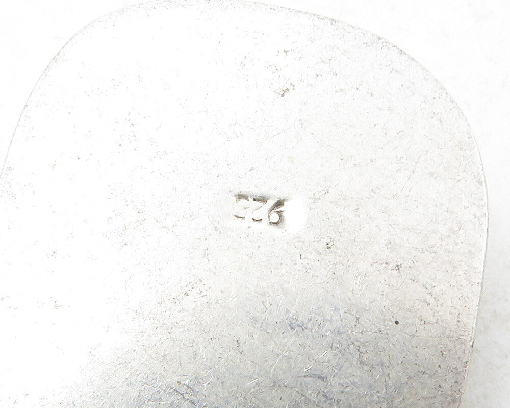 925 Sterling Silver Vintage Glitter Art Smooth Shiny Drop Pendant PT10060