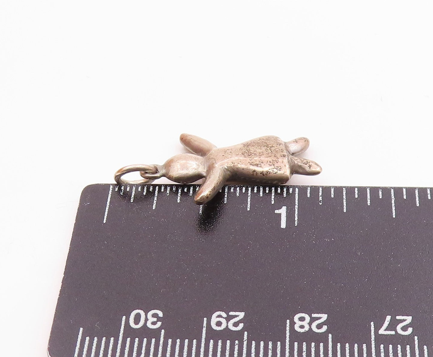 925 Sterling Silver Vintage Dark Tone Petite Girl in Dress Pendant PT16458