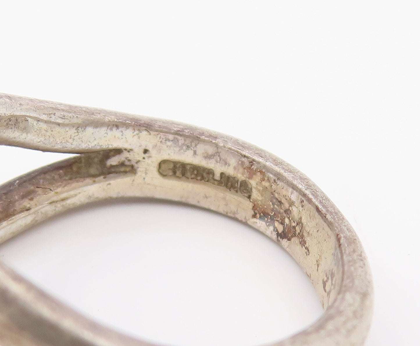 CELLINI 925 Sterling Silver Vintage Love Infinity Knot Ring Sz 6.25 RG26649