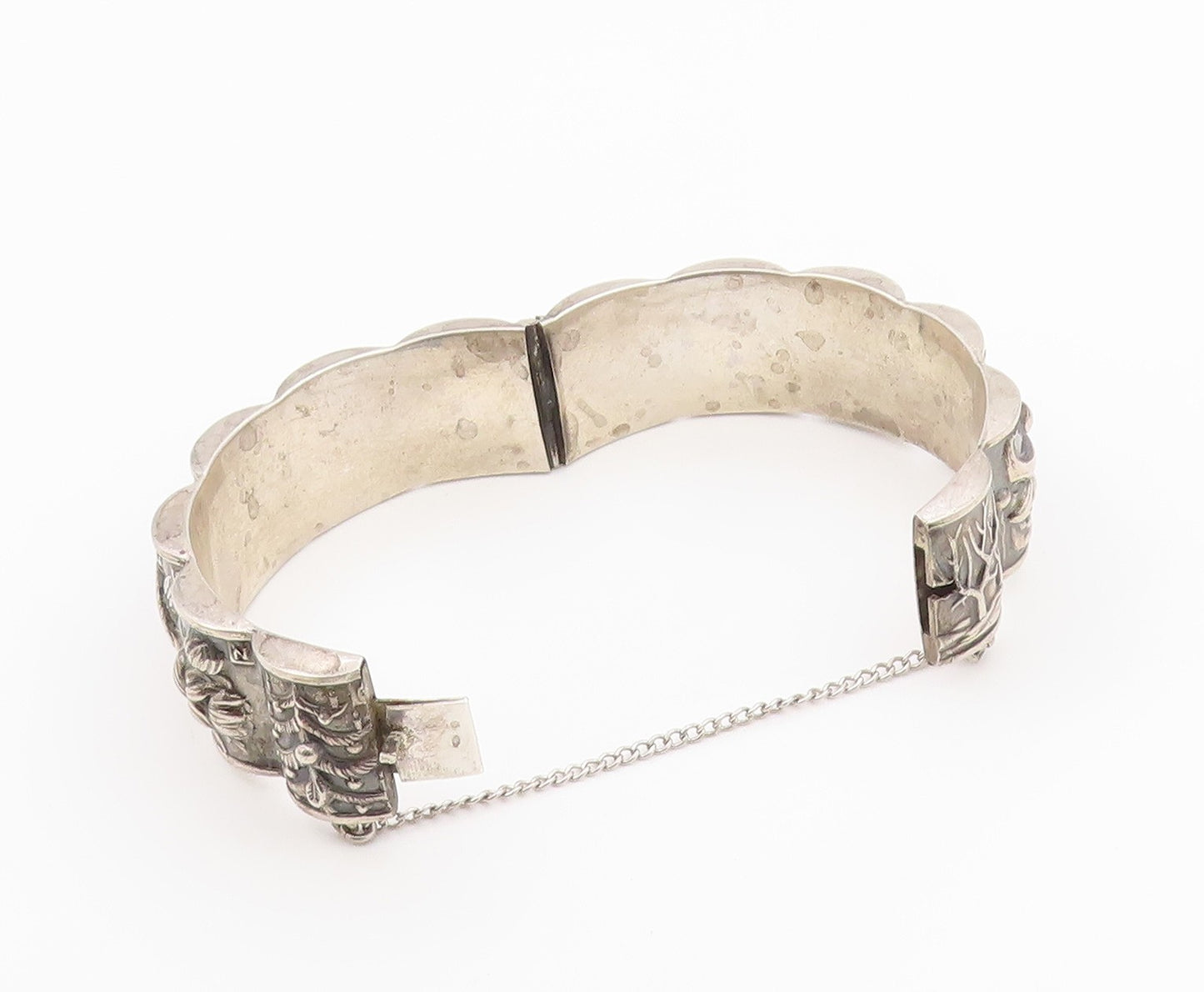 925 Sterling Silver Vintage Bracelet SAFIR Portuguese Seasons Of Life BT12156