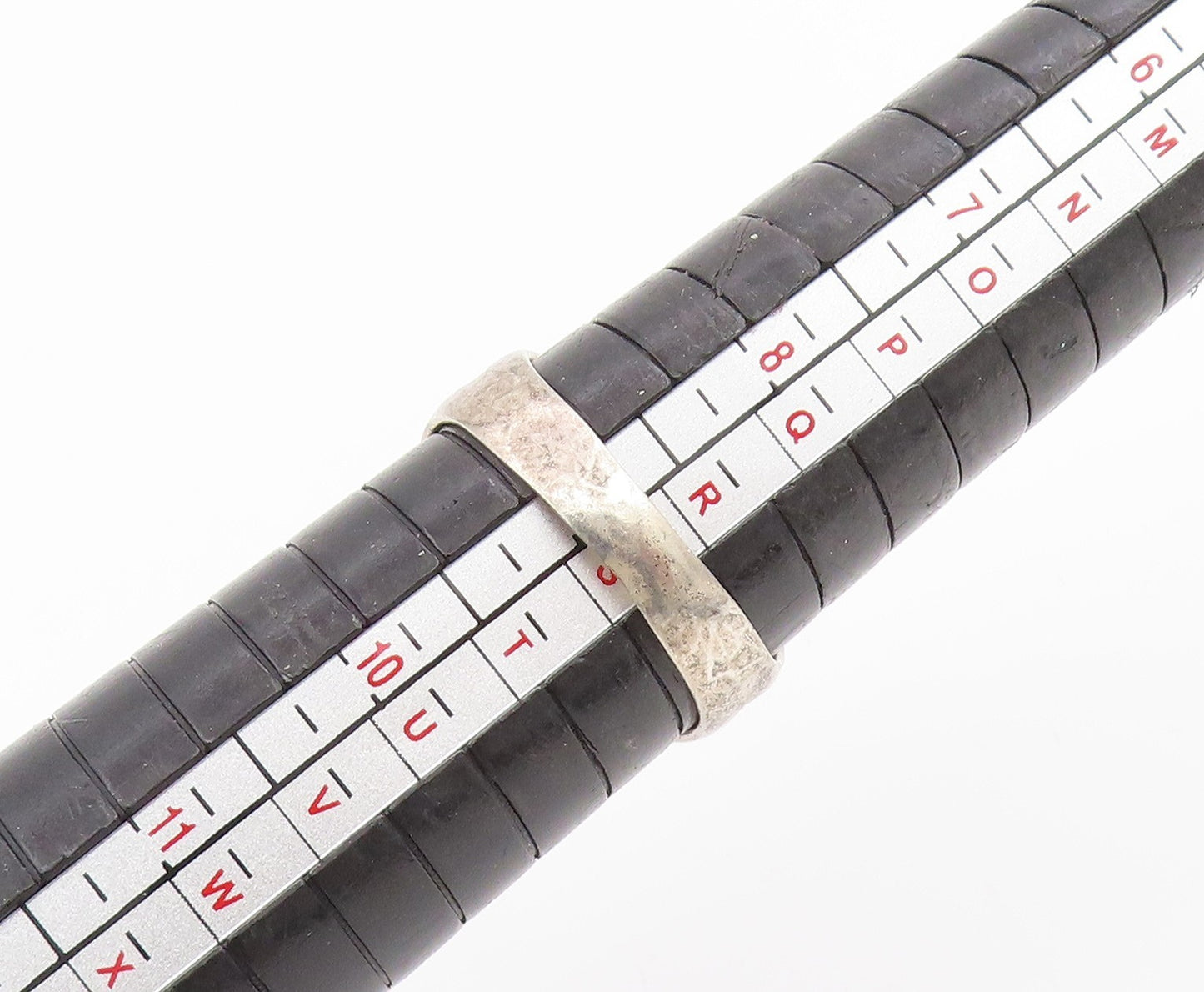 925 Sterling Silver Vintage Ring 3D Leaping Frog Statement Band Sz 8.5 RG34413