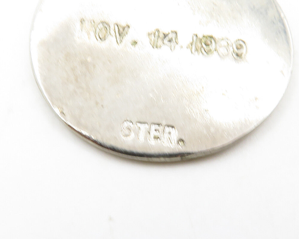 925 Sterling Silver Vintage Apollo XII Spacecraft 1969 Pendant PT15510