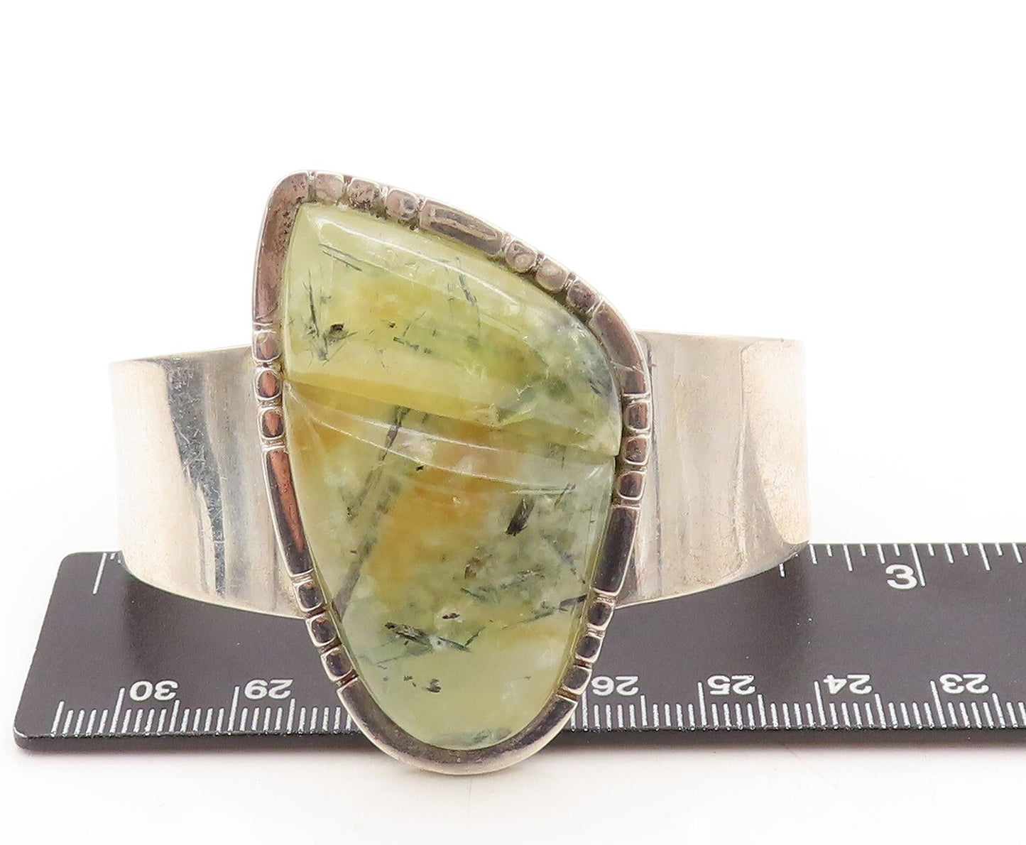 925 Sterling Silver Vintage Bracelet DTR JAY KING Large Gemstone Cuff BT10914
