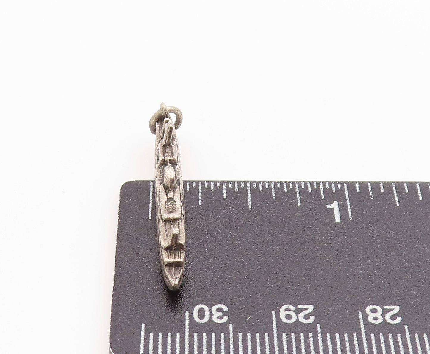 925 Sterling Silver Vintage Pendant 3D Ocean Liner Charm S.S Statendam PT24889