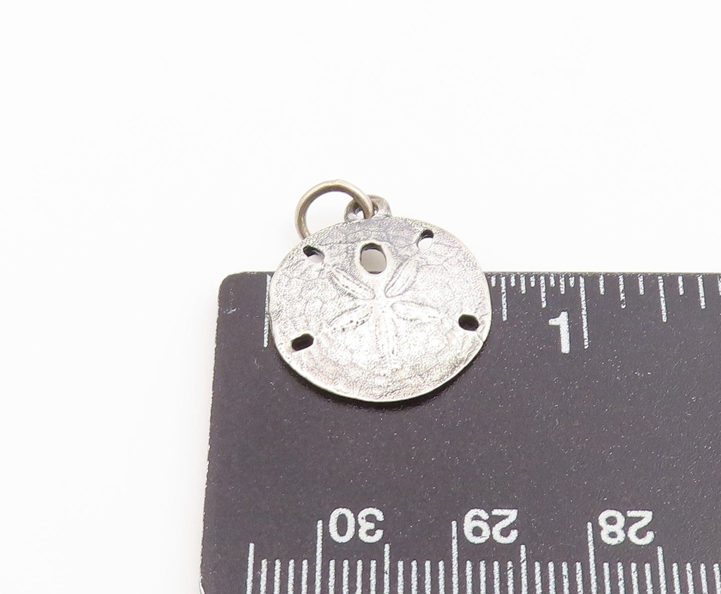 925 Sterling Silver Vintage Pendant JAMES AVERY Sand Dollar Sea Life PT26624