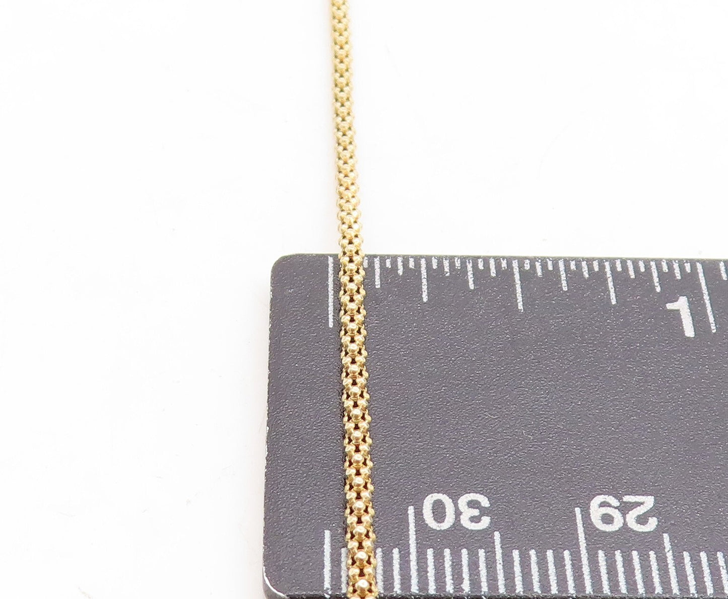 925 Sterling Silver Smoky Topaz Gold Plated Shiny Chain Necklace NE1853