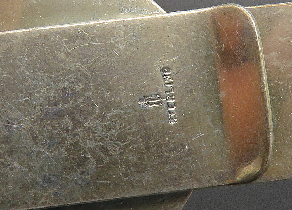 925 Sterling Silver Vintage Smooth Shiny Minimalist Money Clip TR2928