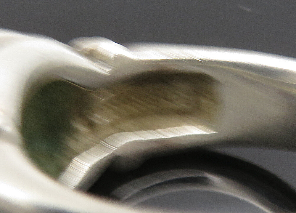 ESPO SIG 925 Silver Vintage Shiny Fluted Dome Twist Band Ring Sz 9 RG22836
