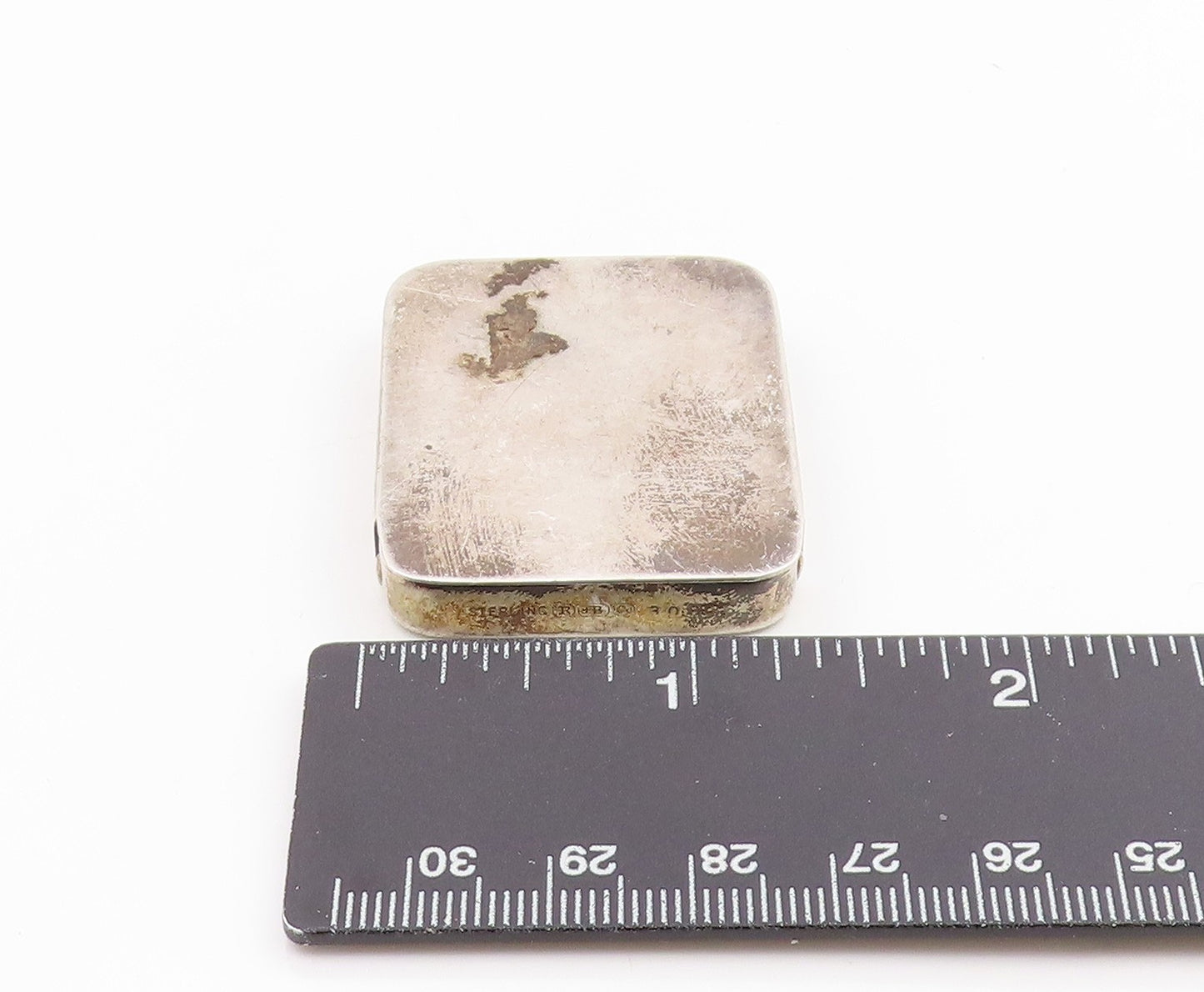 925 Sterling Silver Vintage Match Safe R. BLACKINGTON Vesta Case OPENS TR4245