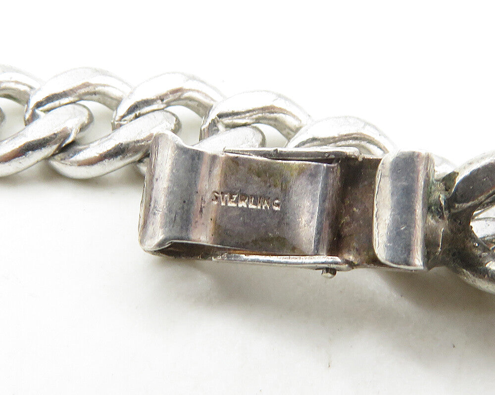 925 Sterling Silver Vintage Different Countries Coins Chain Necklace NE2943