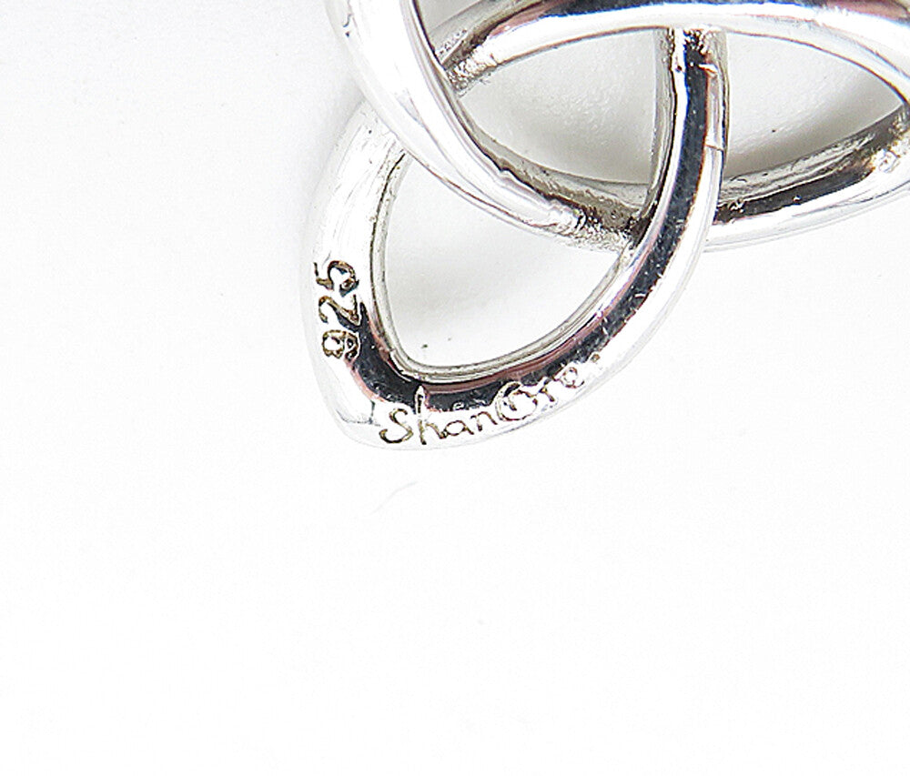 SHANORE 925 Sterling Silver Vintage Petite Shiny Celtic Knot Pendant PT3188