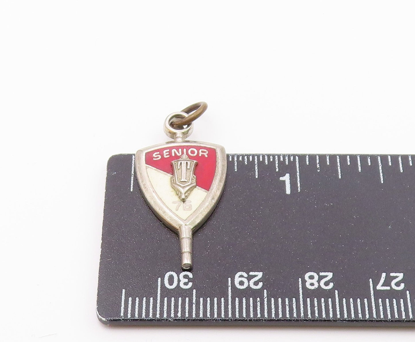 925 Sterling Silver Vintage Enamel Senior 76' Class Pendant PT19149