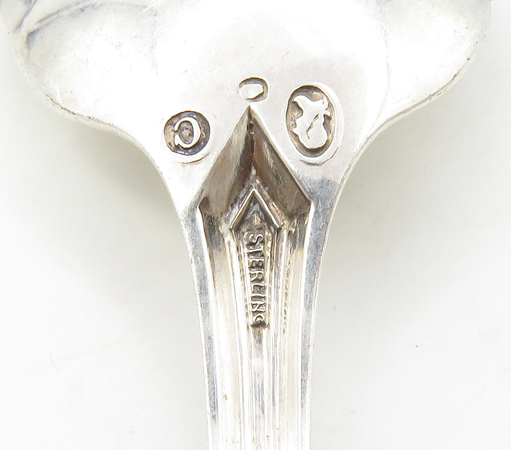 DESIGNER 925 Sterling Silver Vintage Shiny Smooth Fork TR2243