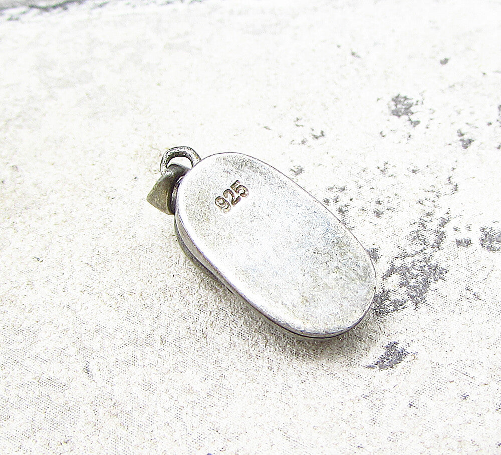 925 Sterling Silver Vintage Red Cubic Zirconia Shoe Drop Pendant PT1769