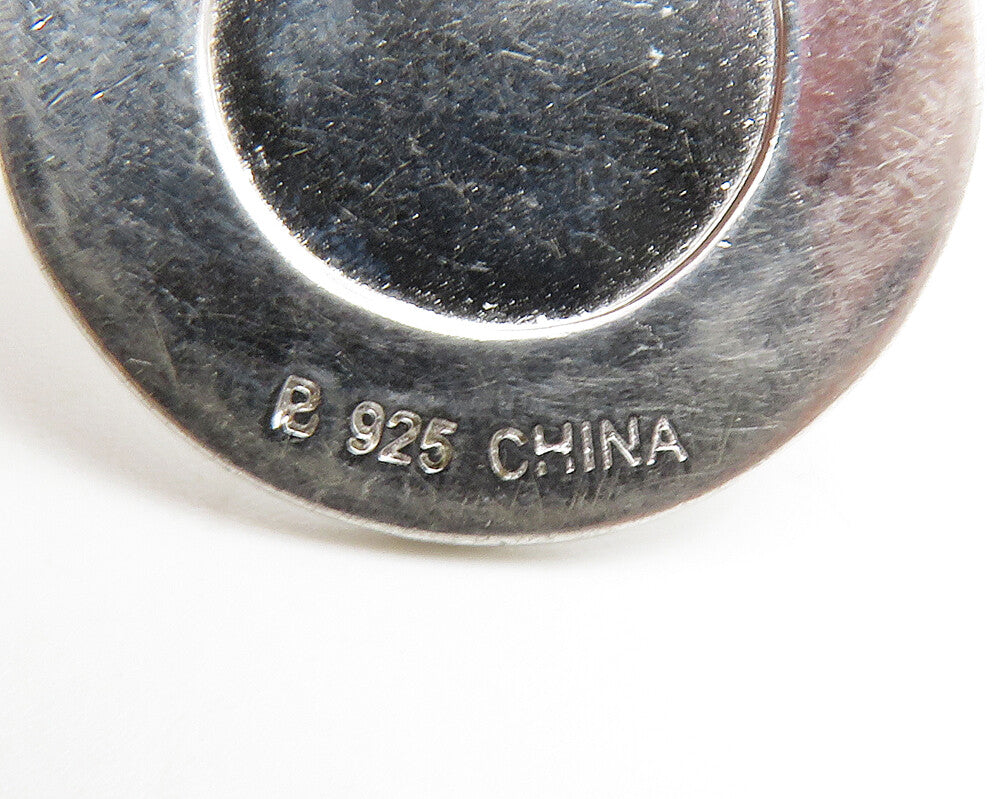 ROSS SIMON 925 Silver Shiny Round Floral Outline Zodiac Pendant PT10592