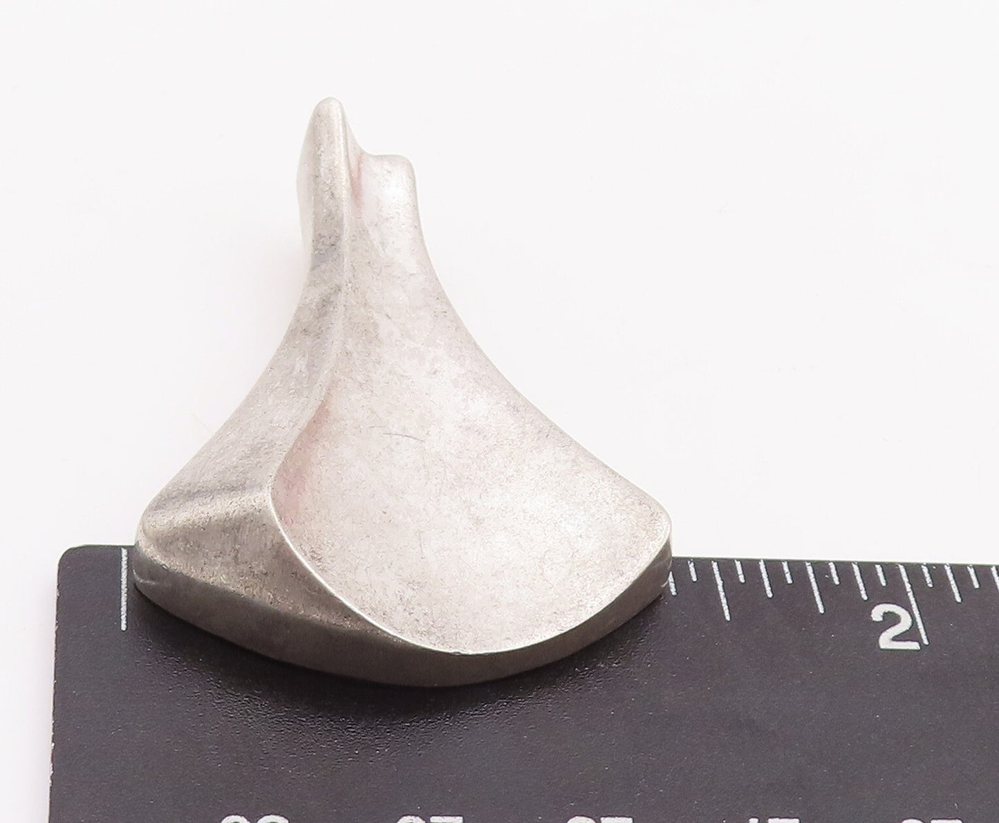 925 Sterling Silver Vintage Pendant Modernist Designer PT23378