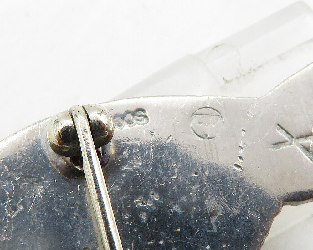 925 Sterling Silver Vintage Children Of Lir Brooch Pin BP7060