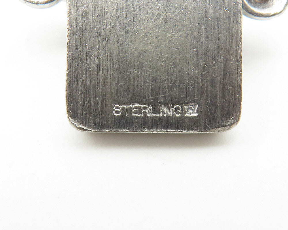 925 Sterling Silver Vintage Shiny Old Fashioned Telephone Pendant PT8134