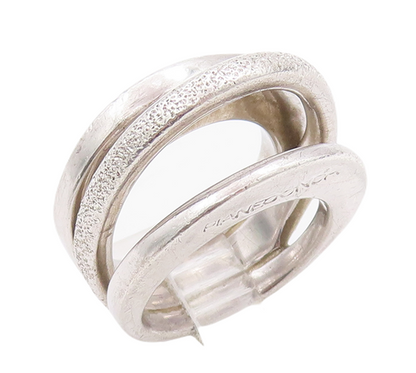 925 Sterling Silver Vintage Ring PIANEGONDA Designer Cutout Shank  Sz 7 RG28547