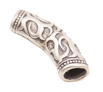 925 Sterling Silver Vintage Pendant Solid Cutout Swirly Sun Rays Or Fire PT23219